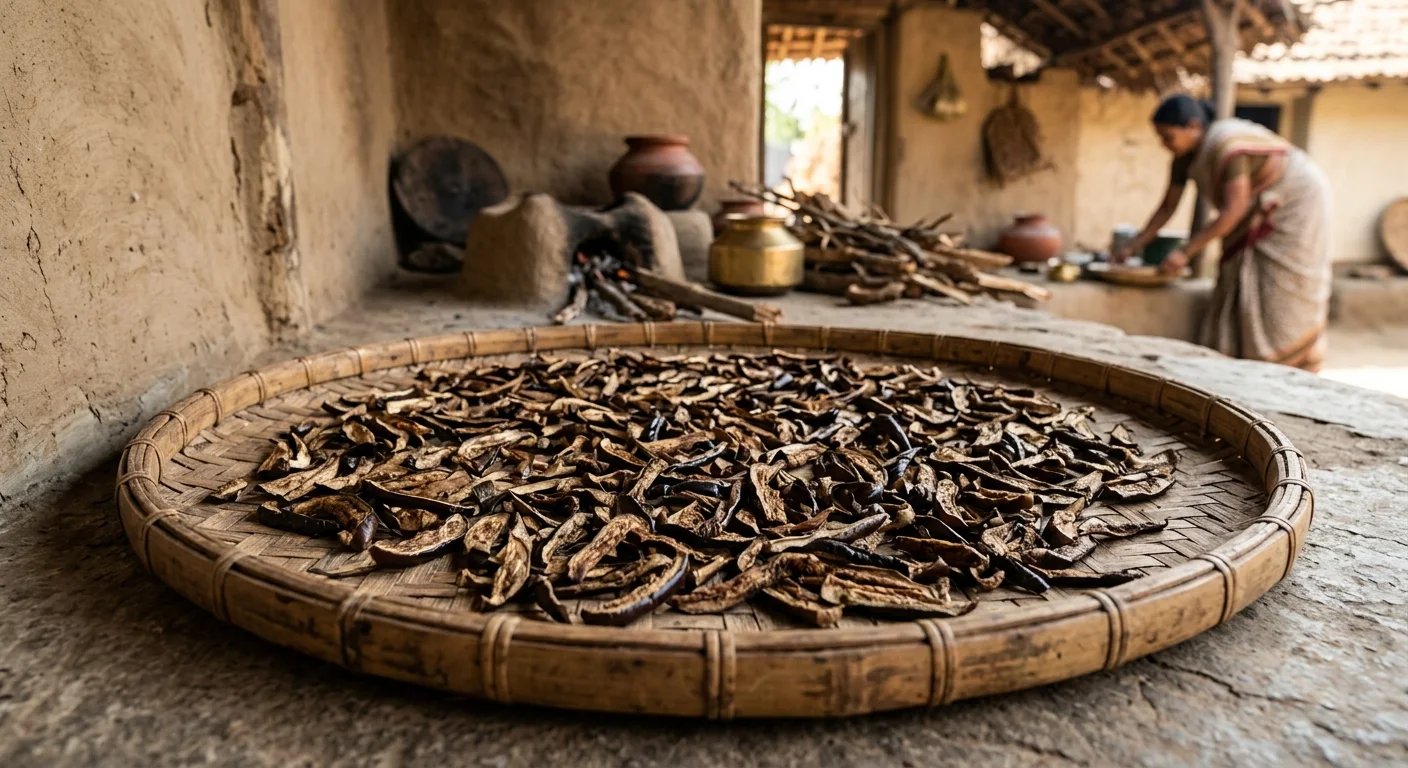 Dried Eggplant / Brinjal Strips (Baingan)